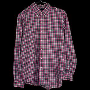 Ralph Lauren Men’s Plaid Button Down Shirt Large Multicolor Long‎ Sleeve Cotton